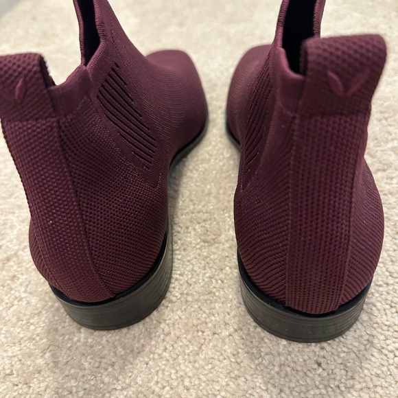 Vivaia Square-Toe Water-Repellent Ankle Boots (Ryan Pro) Burgandy Red 39.5/8.5 - Picture 6 of 7
